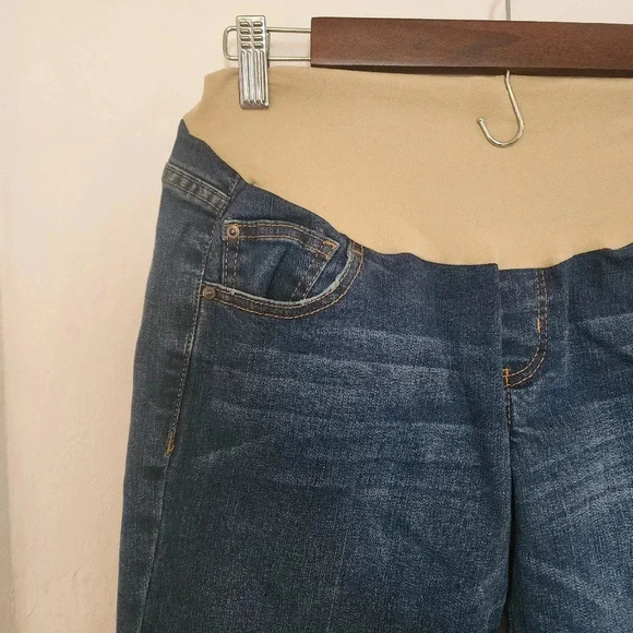 NWT Luxe Essentials Denim jeans maternity size 28 - Picture 4 of 6
